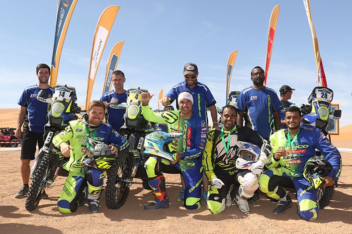 Strong result for Indian contingent at 2017 Merzouga Rally